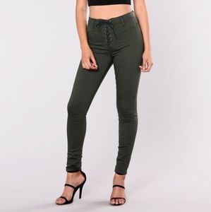 NWT Olive Fashion Nova Jeans